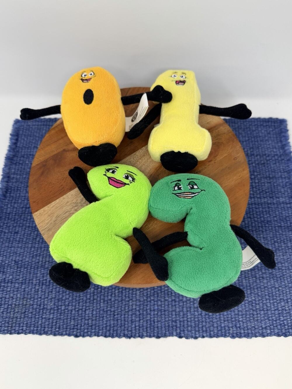 NumbersAlive Team Ten Plush Numbers 0 1 2 3 Lot of 4 Educational Math Toys